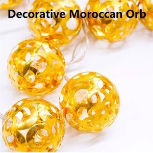 Decorative Gold LED battery operated string of lights- 2 strands